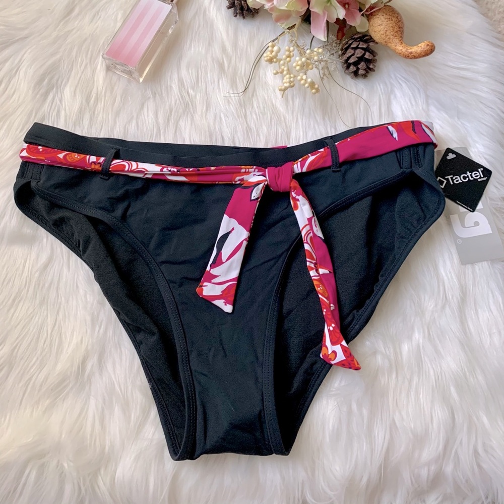 NEW Jag Tactel belted bikini bottom bathing suit
